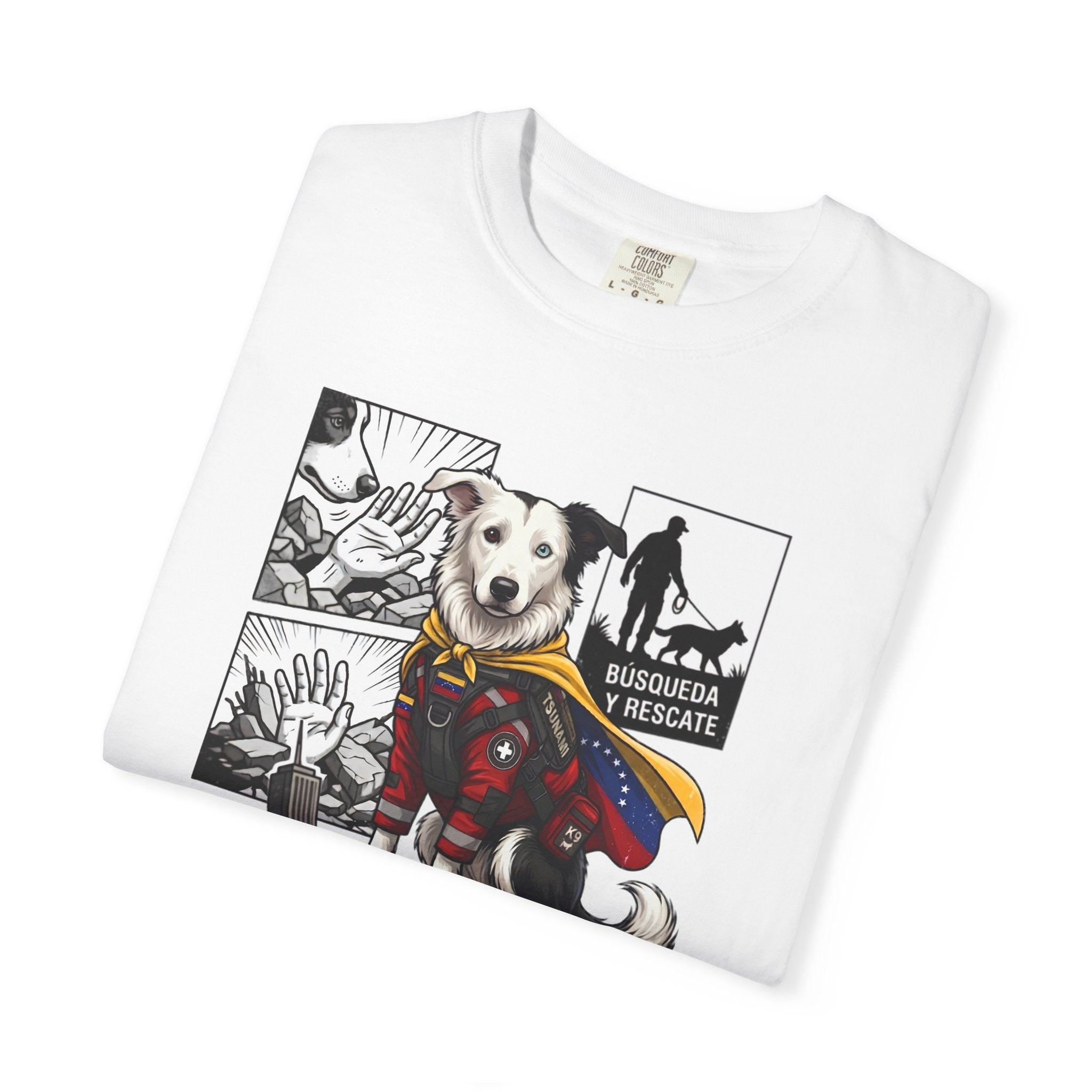 T-Shirt — 'Tsunami Hero Venezolano' Superdog Graphic Tee